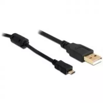 USB-kaapeli DeLOCK USB 2.0 A - USB-Micro-B 3m musta