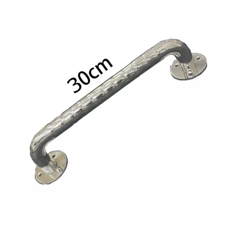 Rifoiltu ruostumaton teräs-tukikahva kylpyhuoneeseen 30 cm