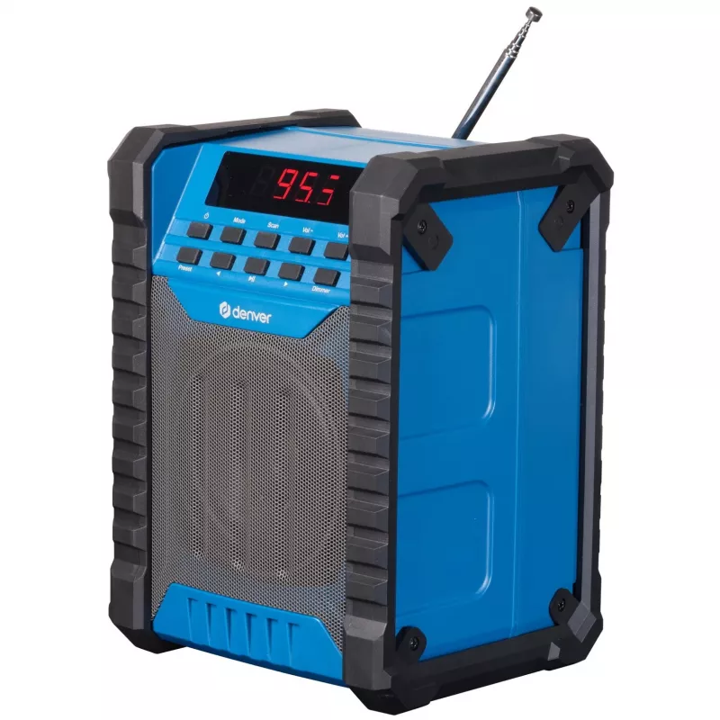 Denver WRB-60 FM-lähetin Bluetooth sininen, harmaa