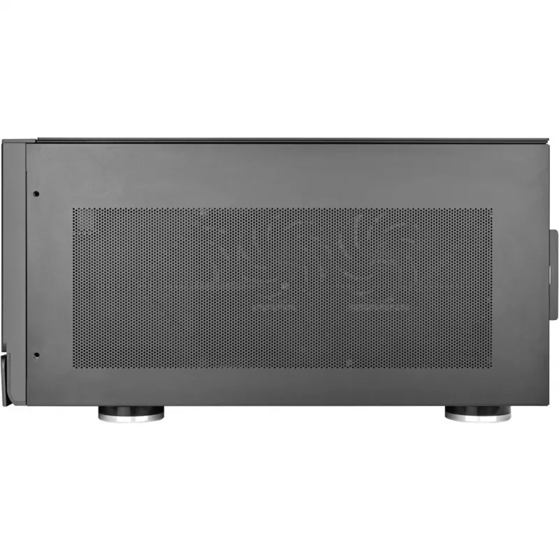SilverStone Crown 04 PC-kotelo SST-CW04TB — HTPC-koko, SSI-EEB-tuki, tummanharmaa