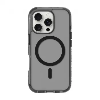 Suojakotelo LAUT CRYSTAL MATTER X iPhone 16 Pro Max läpinäkyvä musta