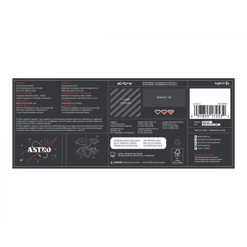 Kuulokemikrofoni ASTRO Gaming A10