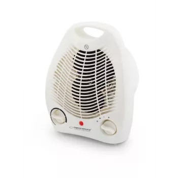 Sähkölämmitin ESPERANZA EHH011 1000/2000 W, valkoinen, säädettävä termostaatti, kiertosäädin
