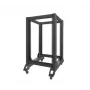 Lanberg Open Rack 19 18u 600x800 musta Lanberg