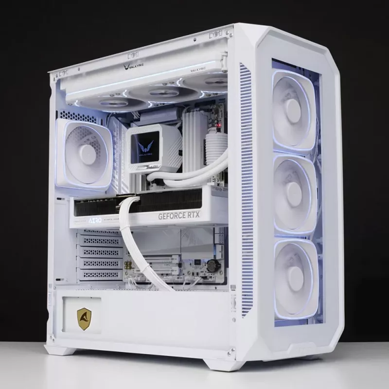 Nestejäähdytteinen CPU-jäähdytin Valkyrie VK-AIOV240W 240 mm jäähdytin LCD:llä