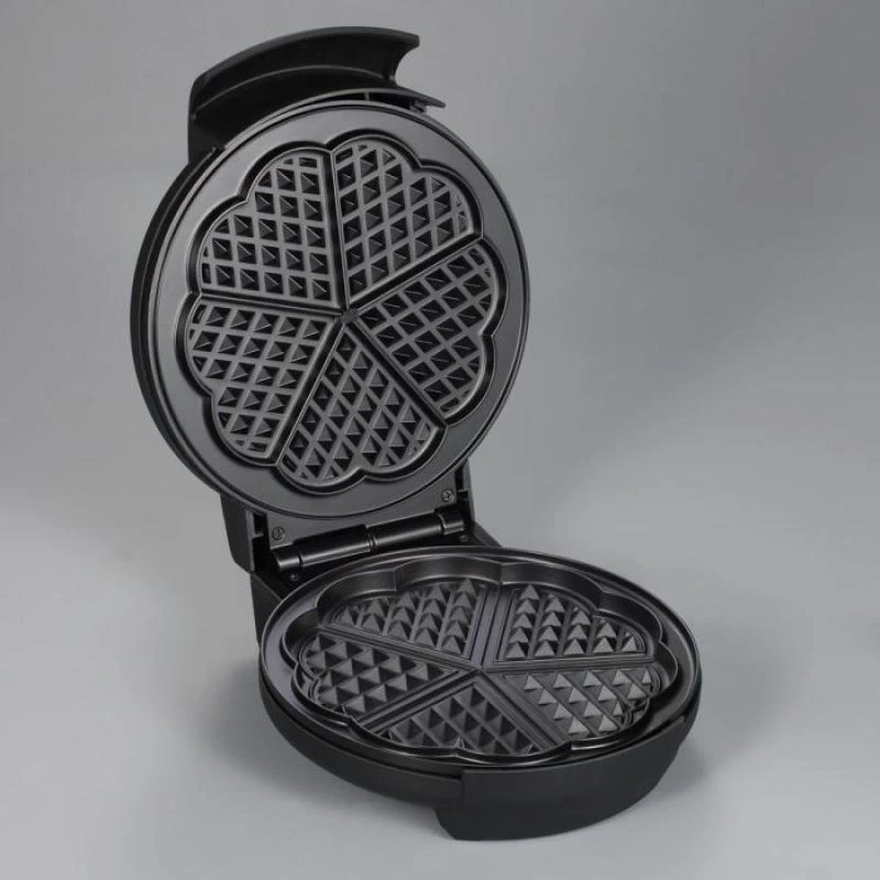 Severin WA 2103 -vohvelirauta 4 vohvelille 1200 W musta, hopea