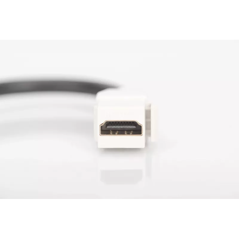 Digitus HDMI 2.0 Keystone -moduuli 12 cm kaapelilla (liitin/liitin)