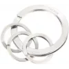 Avainrengas TROIKA NAIL GUARD hopea ruostumaton teräs 6 mm korkeus 3,5 cm halkaisija