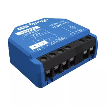 Älykytkin Shelly 1 Gen3 – langaton, 240 V AC, muovikotelo, 42×16×37 mm, 4 kpl:n pakkaus