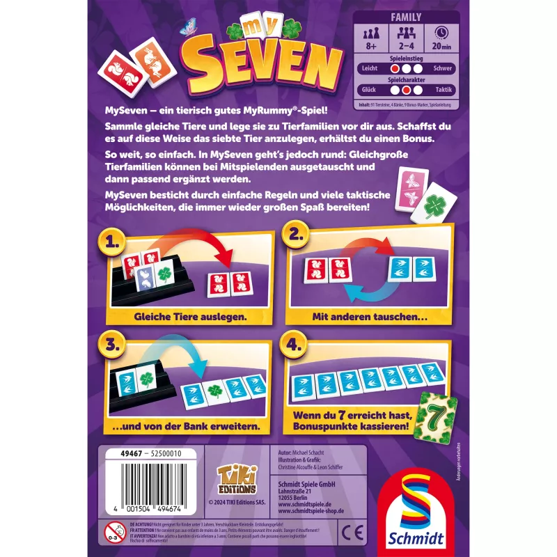 MySeven, lautapeli