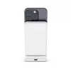 Langaton laturi Crong CRG-MSS-WHT 10W pikalataus Qi-yhteensopiville laitteille