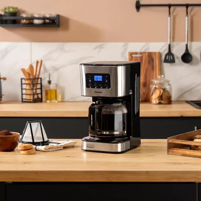 Coffee 66 Smart Plus, suodatinkahvinkeitin musta/ruostumaton teräs, ohjelmoitava