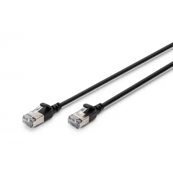 Verkkokaapeli Digitus CAT 6A luokka Ea F/FTP 5 m musta