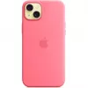 Apple MWNE3ZM/A iPhone 15 Plus -silikonikotelo MagSafella, vaaleanpunainen