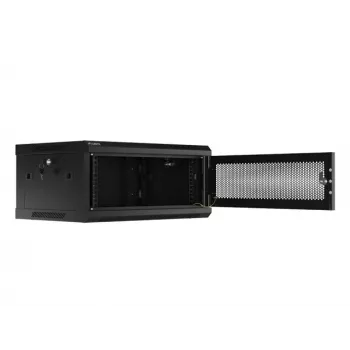 Lanberg WF01-6404-23B räkkikaappi 4U seinäasennus musta