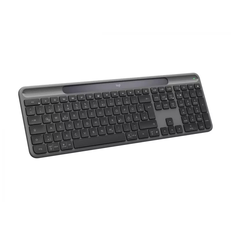 Logitech Signature Slim Solar+ K980 langaton näppäimistö, saksalainen QWERTZ, grafiitti