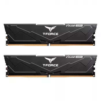 T-FORCE Vulcan - DDR5 - sarja - 32 GB: 2 x 16 GB - DIMM 288-PIN - 3000 MHz / PC5-48000 - CL30 - 1,35 V - puskuroimaton - On-Die-ECC - musta (FLBD532G6000HC30DC01)