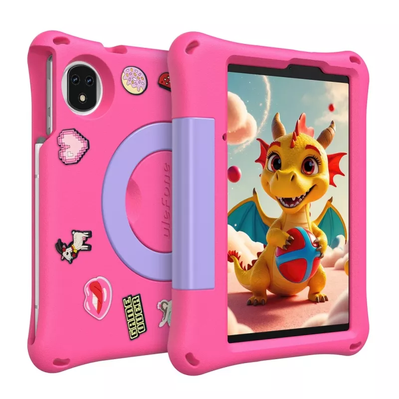 Tablet UleFone Tab A9 Pro Kids – 4 GB RAM, 128 GB muisti, LTE, pinkki