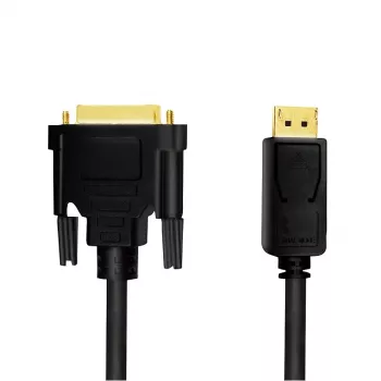 Videokaapeli-adapteri LogiLink CV0131 2 m DisplayPort DVI musta