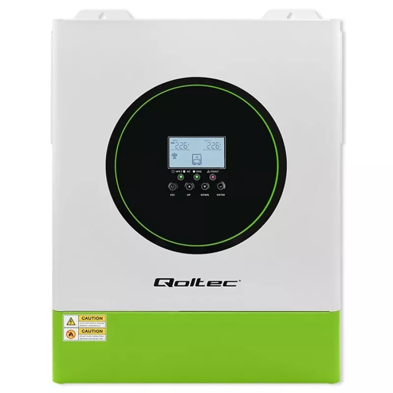 Qoltec hybridi-aurinkoinvertteri off-grid 11000W