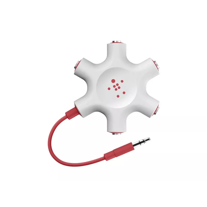 Belkin F8Z274BT - vihreä - valkoinen - 1x 3,5 mm - 5x 3,5 mm - uros - naaras