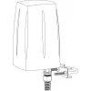 Kaikkisuuntainen antenni Teltonika PR1ICC60 28 dBi 0,617-4,2 GHz