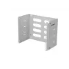 Seinäkiinnitteinen 19 tuuman kaappi LANBERG 8U, syvyys 497×400/240 mm, harmaa