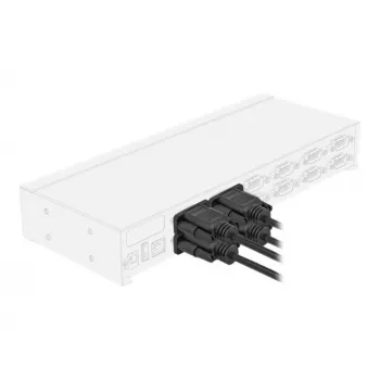 Sarjaporttikaapeli DeLOCK 86605 musta 2 m RS-232 Sub-D9