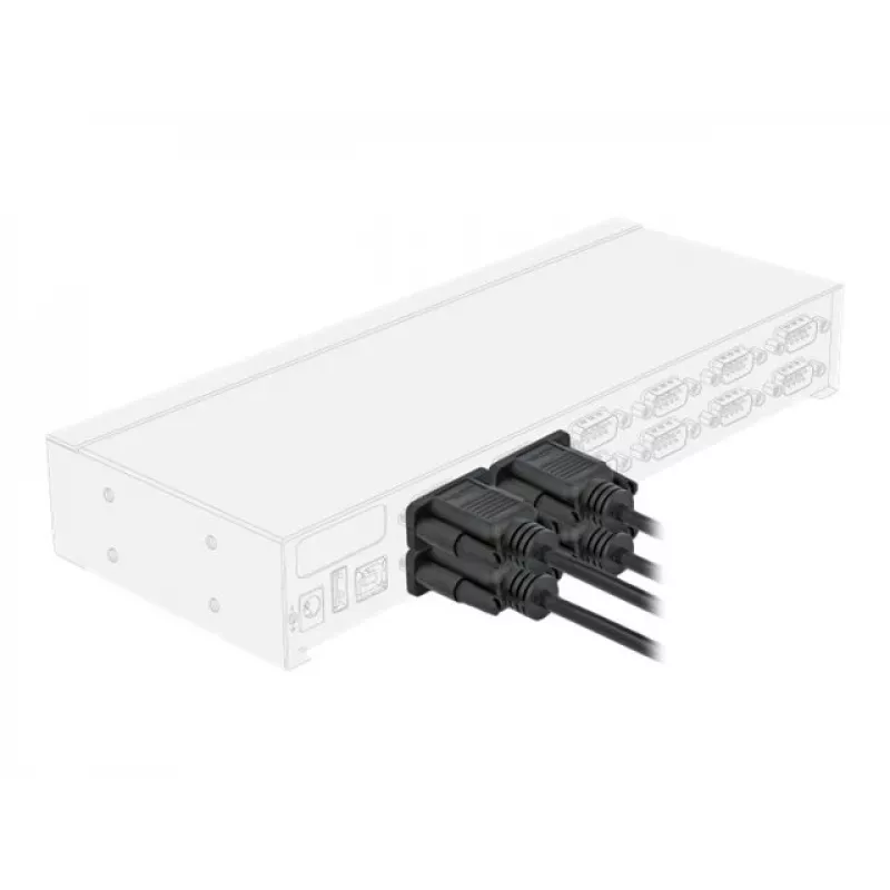 Sarjaporttikaapeli DeLOCK 86605 musta 2 m RS-232 Sub-D9