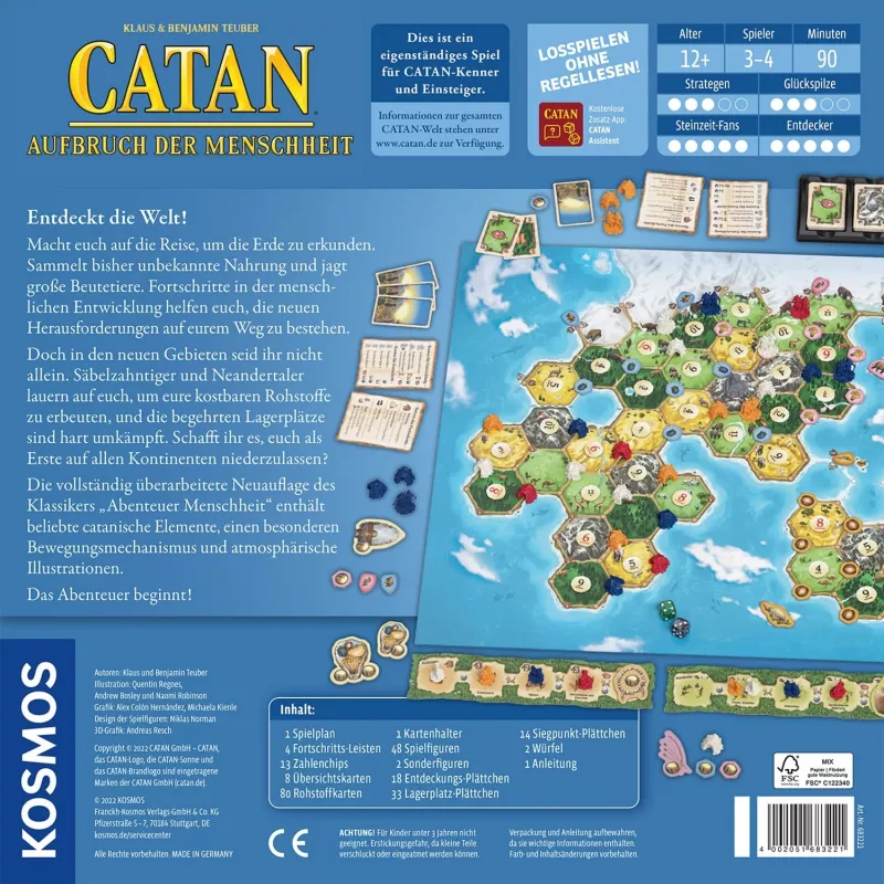 CATAN - Aufbruch der Menschheit, lautapeli