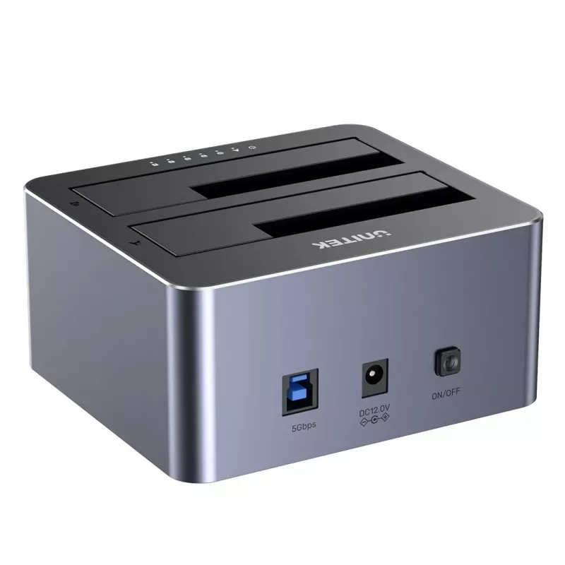 Unitek kloonausasema 2X SATA 2,5/3,5 USB 5GB