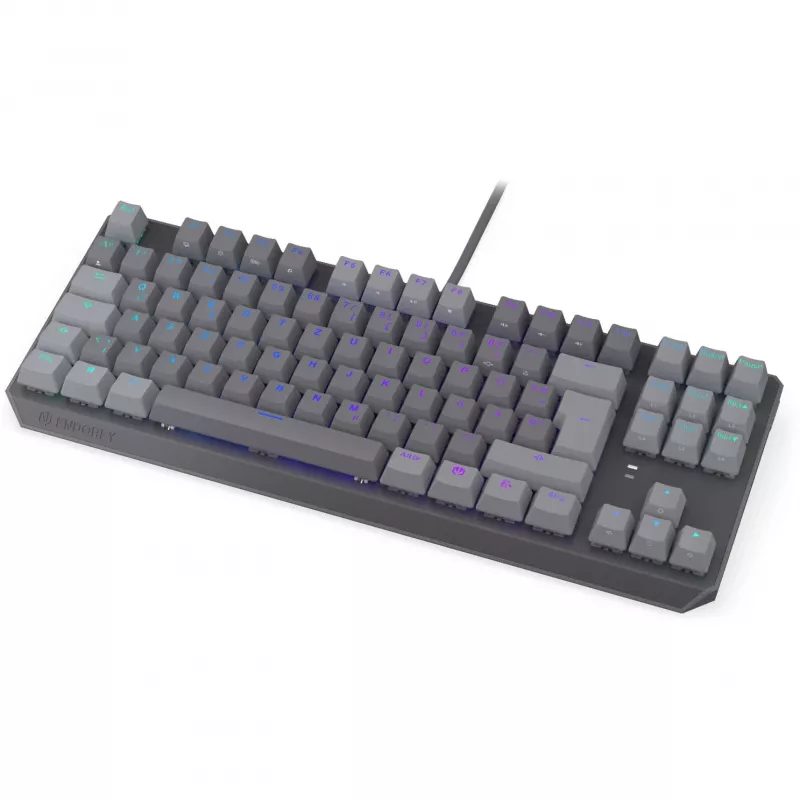 Mekaaninen näppäimistö ENDORFY Thock V2 TKL punaisilla kytkimillä, Tenkeyless, DE-asettelu