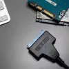 Akyga AK-CA-86 SATA–USB-A 3.0 -adapterikaapeli 2,5 tuuman asemille, 0,3 m, musta