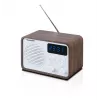 Kannettava radio Bluetoothilla ja USB:lla BLAUPUNKT PP7BT, väri: ruskea puu/valkoinen