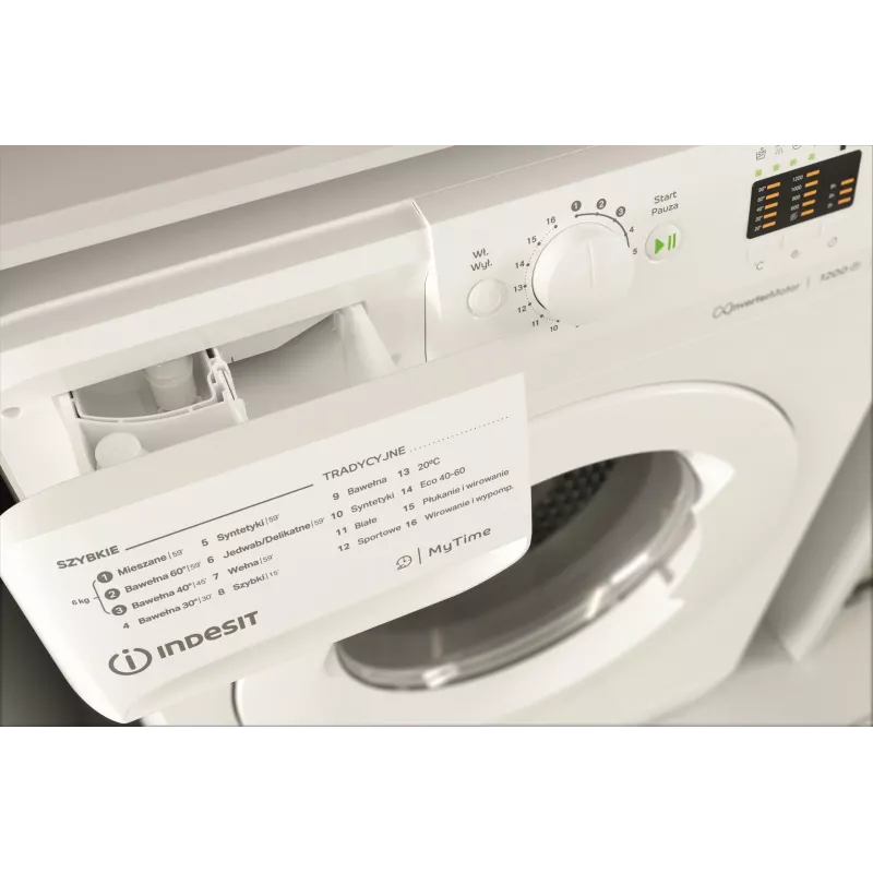 Pesukone Indesit MTWSA 61294 W PL 1200 kierr./min 6 kg