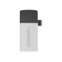 Transcend JetFlash Mobile 380 - USB-muistitikku - 16 GB - USB 2.0 - hopea (TS16GJF380S)