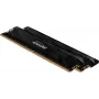 Crucial CP2K16G64C32U5B PRO Gaming OC DIMM -sarja, 32GB, DDR5, 6400 Mhz, CL32, musta