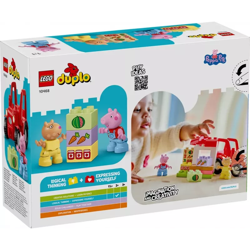 LEGO DUPLO 10468 Peppa Pig traktori ja tori