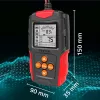 Qoltec 52484 LCD digitaalinen akkutesteri | 12V | 24V | 3Ah-200Ah