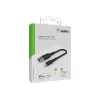 Kaapeli punottu USB-Lightning 15 cm musta