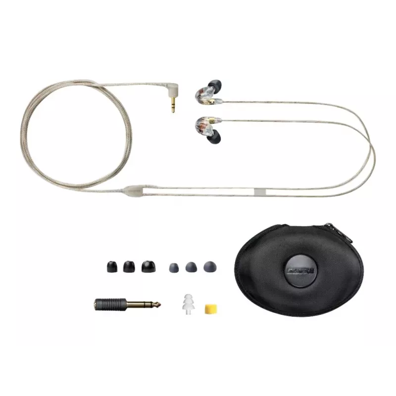 Shure SE535 kuulokkeet johdollinen in-ear lava/studio läpinäkyvä
