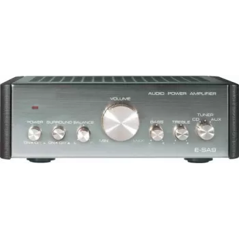 Vahvistin Renkforce E-SA9 2 x 12 W integroitu stereovahvistin, kompakti kotiaudiovahvistin