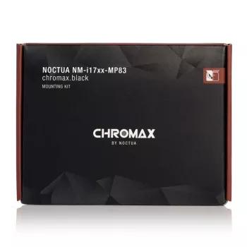 Asennussarja Noctua NM-I17XX-MP83 chromax.musta LGA1700-yhteensopiville Noctua-jäähdyttimille