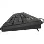 KeySonic KSK-8008U-IP näppäimistö toimisto/etätyö USB musta