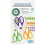 WEDO 77 1933 saksisarja toimisto-/askartelusakset yleiskäyttö suora leikkaus 160 mm 3 kpl monivärinen