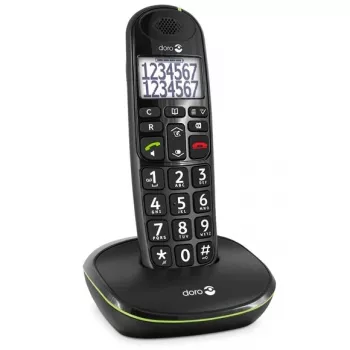 DECT-puhelin Doro PhoneEasy 110 numeronäytöllä musta