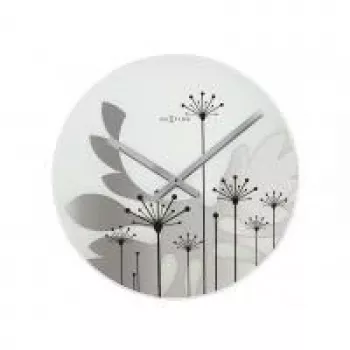 NeXtime kello 8088 Grass, Ø43 cm, seinäkello, harmaa