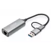 USB Type-C Gigabit Ethernet -sovitin Digitus DN-3028
