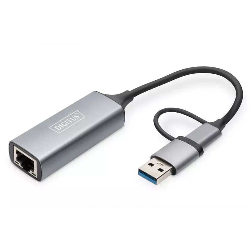 USB Type-C Gigabit Ethernet -sovitin Digitus DN-3028