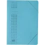 ELBA chic-elasticated kansio pahvi, A4, Sininen (33470 BL) (33470 BL)